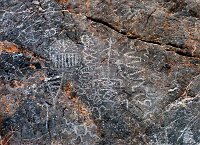 DP10 6  Indian petroglyphs, Titus Canyon