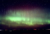 aurora 6  Aurora near Drumheller, Alberta 9/15/01