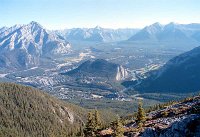 DP2 19  The town of Banff, seen from Sulphur Mountain